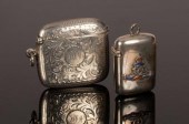 A Victorian silver vesta case,