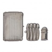 A Victorian silver vesta case,