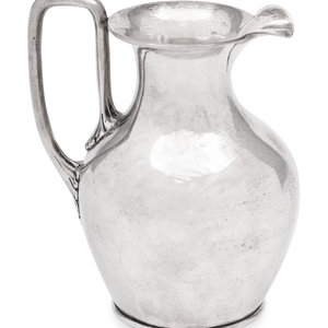 A Victorian Silver Water Pitcher