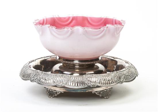 * A Victorian Silverplate and Glass