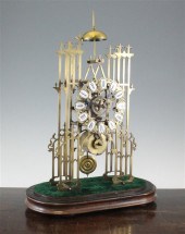 A Victorian single fusee brass