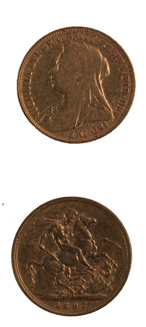 A Victorian soverign 1897
