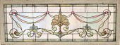 A VICTORIAN STAINED AND LEADED