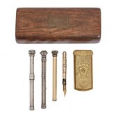 A Victorian stamped brass need