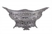 A VICTORIAN STERLING BASKET, L