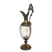 A VICTORIAN STERLING GILT MOUN