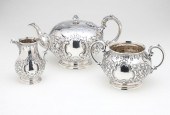 A Victorian sterling silver pa