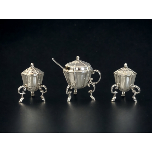 A VICTORIAN STERLING SILVER THREE