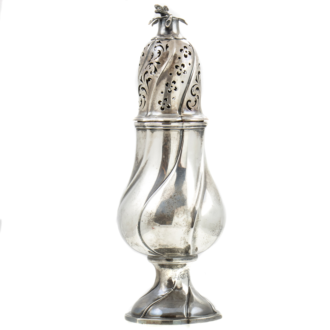 A VICTORIAN STERLING SUGAR