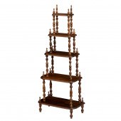 A VICTORIAN STYLE MAHOGANY FIV