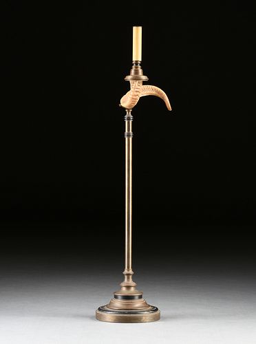 A VICTORIAN STYLE MOLDED "RAM'S