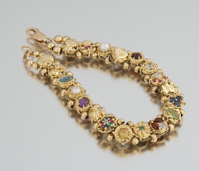 A Victorian Style Slide Bracelet