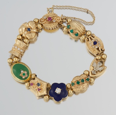 A Victorian Style Slider Bracelet
