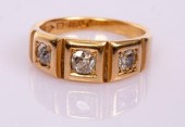 A Victorian three-stone diamon