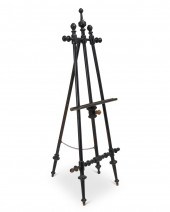 A VICTORIAN TRIPOD PAINTING EA