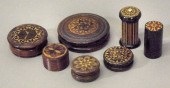 A Victorian turned rosewood an