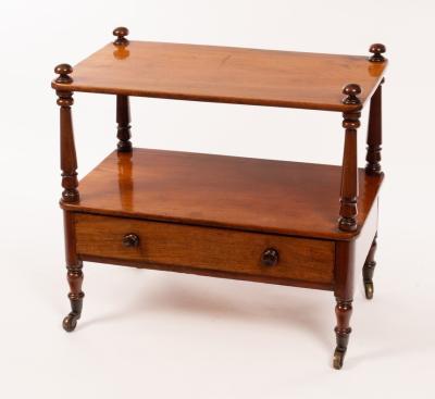 A Victorian two-tier whatnot, the