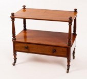 A Victorian two-tier whatnot,