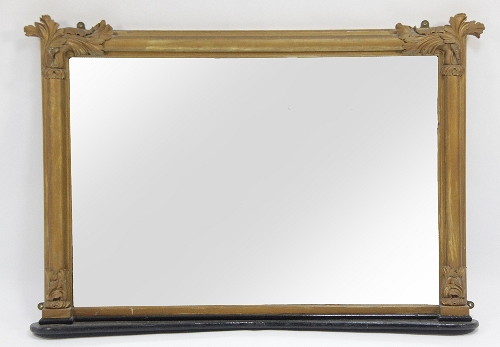 A Victorian wall mirror the