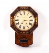A Victorian walnut and brass i