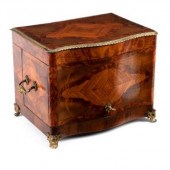 A Victorian walnut and inlaid