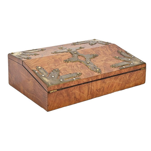 A Victorian walnut and marble