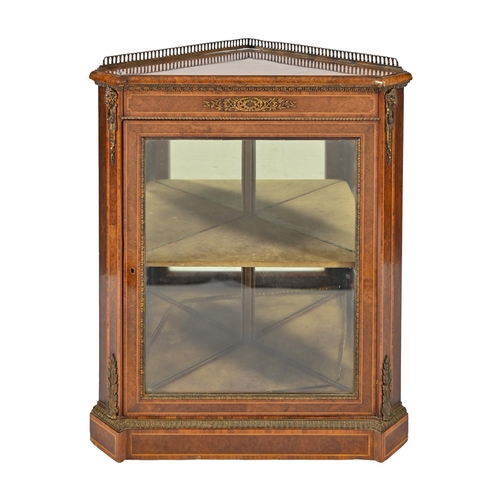 A Victorian walnut, burr walnut and