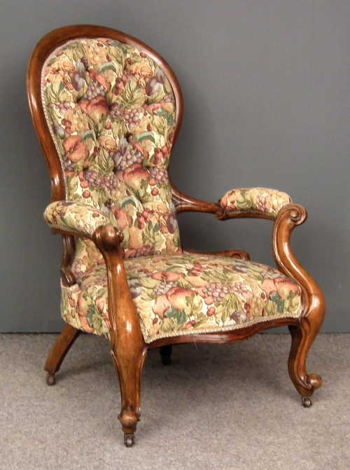 A Victorian walnut showwood