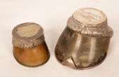 A Victorian white metal mounte