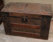 A VICTORIAN WOOD SLAT 'HUMP BA