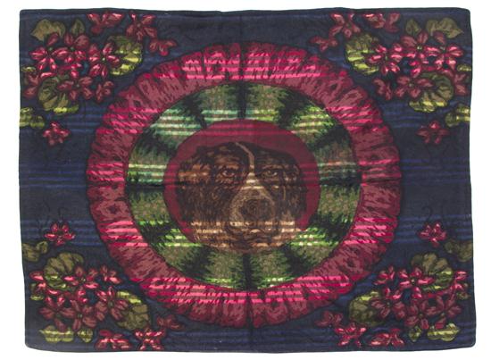 A Victorian Wool Carriage Blanket