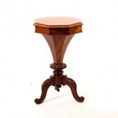 A Victorian worktable, of octa