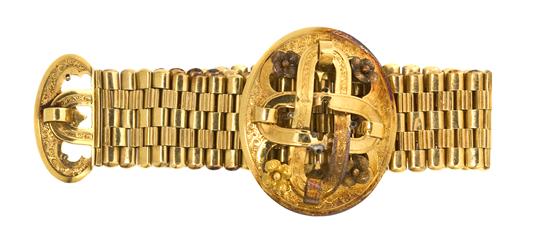 *A Victorian Yellow Gold Buckle