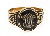 A Victorian Yellow Gold Diamon