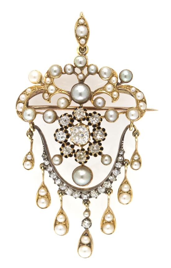 A Victorian Yellow Gold Silver