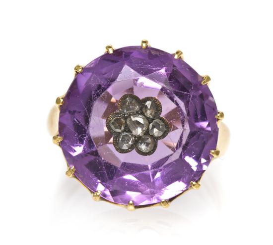 A Victorian Yellow Gold Silver