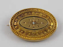 A Victorian yellow metal (tests