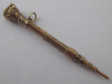 A Victorian yellow metal (tests
