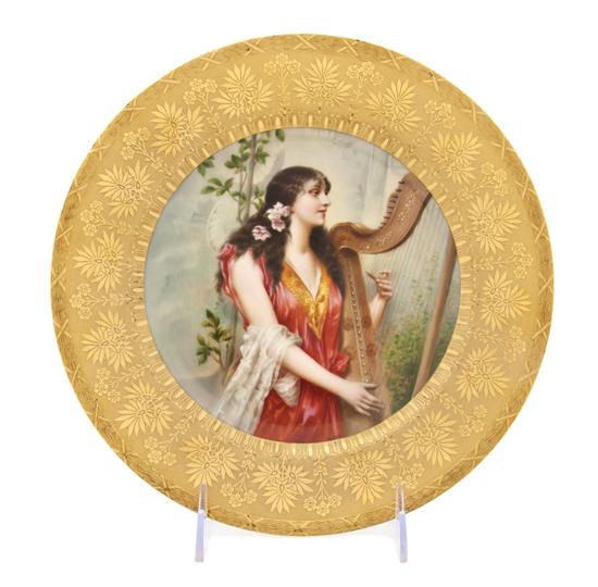 A Vienna Porcelain Cabinet Plate