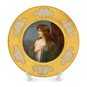 A Vienna Porcelain Cabinet Plate