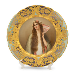 A Vienna Porcelain Cabinet Plate
