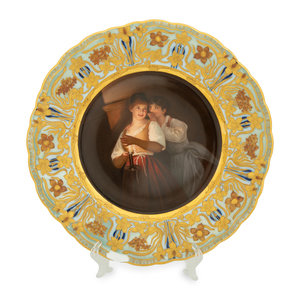 A Vienna Porcelain Cabinet Plate