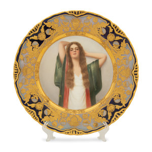 A Vienna Porcelain Cabinet Plate