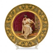 A Vienna Porcelain Cabinet Pla