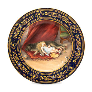 A Vienna Porcelain Cabinet Plate