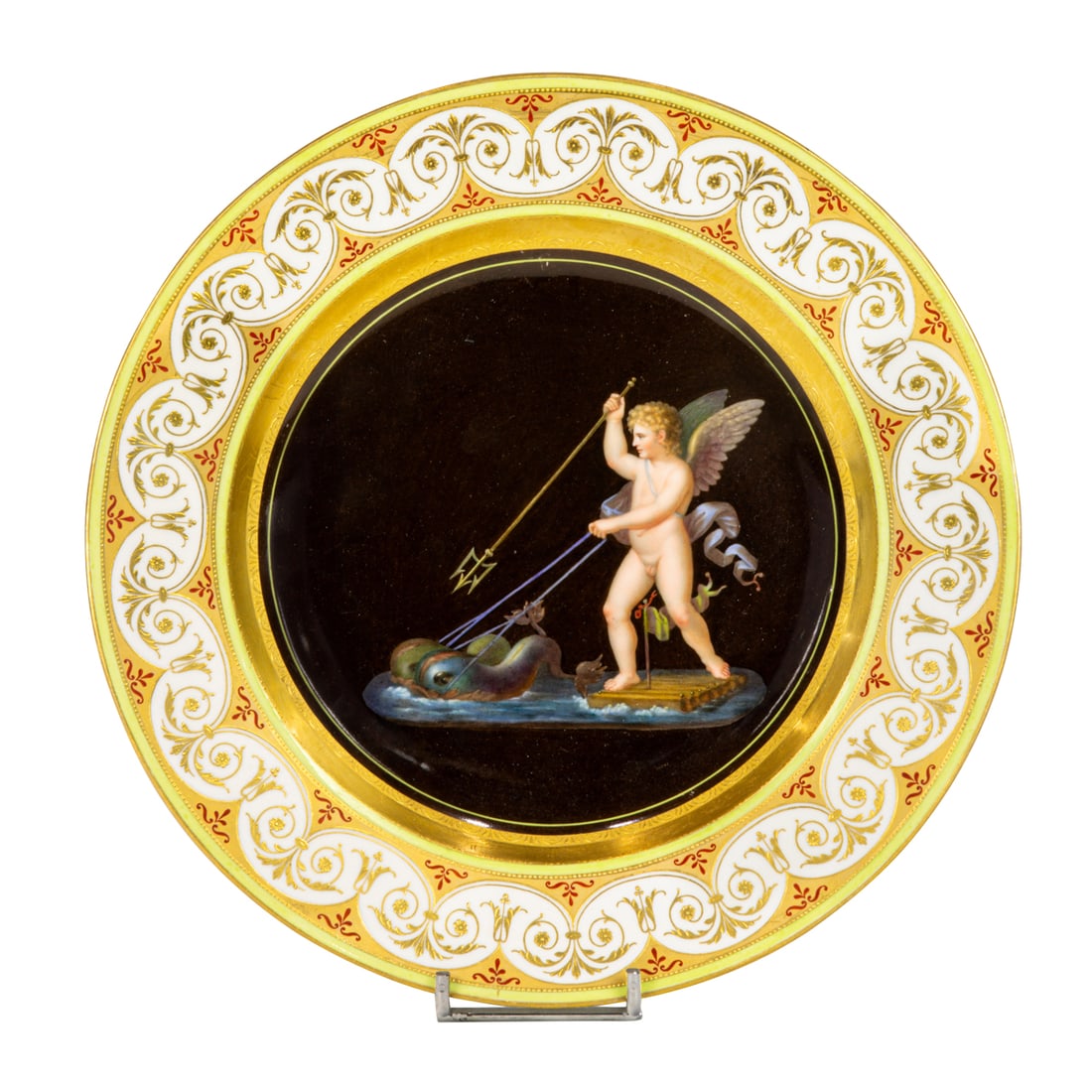 A VIENNA PORCELAIN CABINET PLATE,