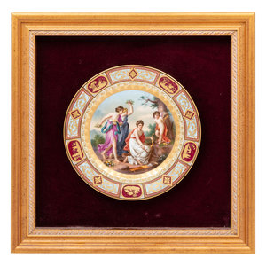 A Vienna Porcelain Cabinet Plate