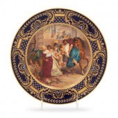A Vienna Porcelain Cabinet Pla