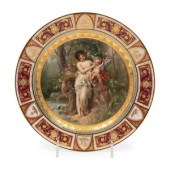 A Vienna Porcelain Plate Depic