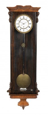 A VIENNA REGULATOR WALL CLOCKA